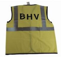 Veiligheidsvest RWS BHV geel, maat XL-XXL