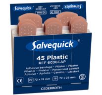 Navulling plastic pleisters Salvequick, 45 pleister