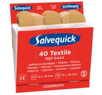 Navulling textiel pleisters Salvequick, à 40 stuks